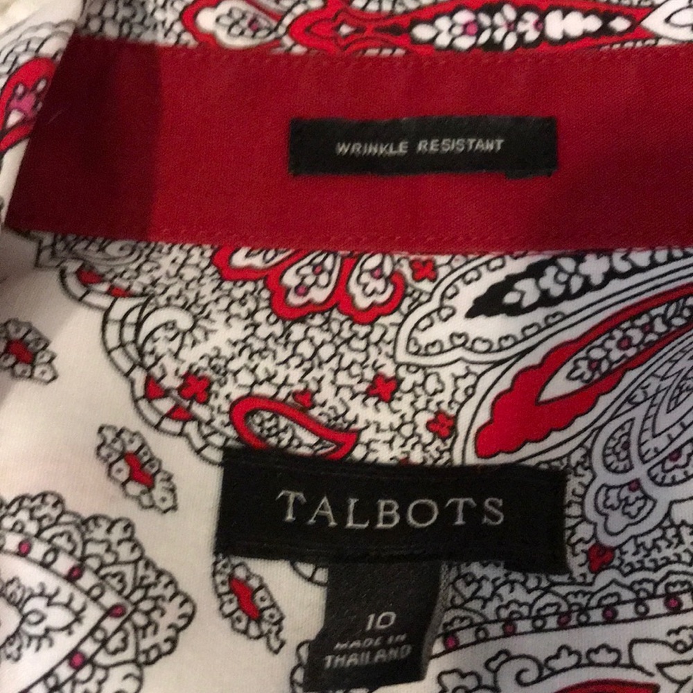 Talbots Wrinkle Resistant Button-Down Blouse - image 7